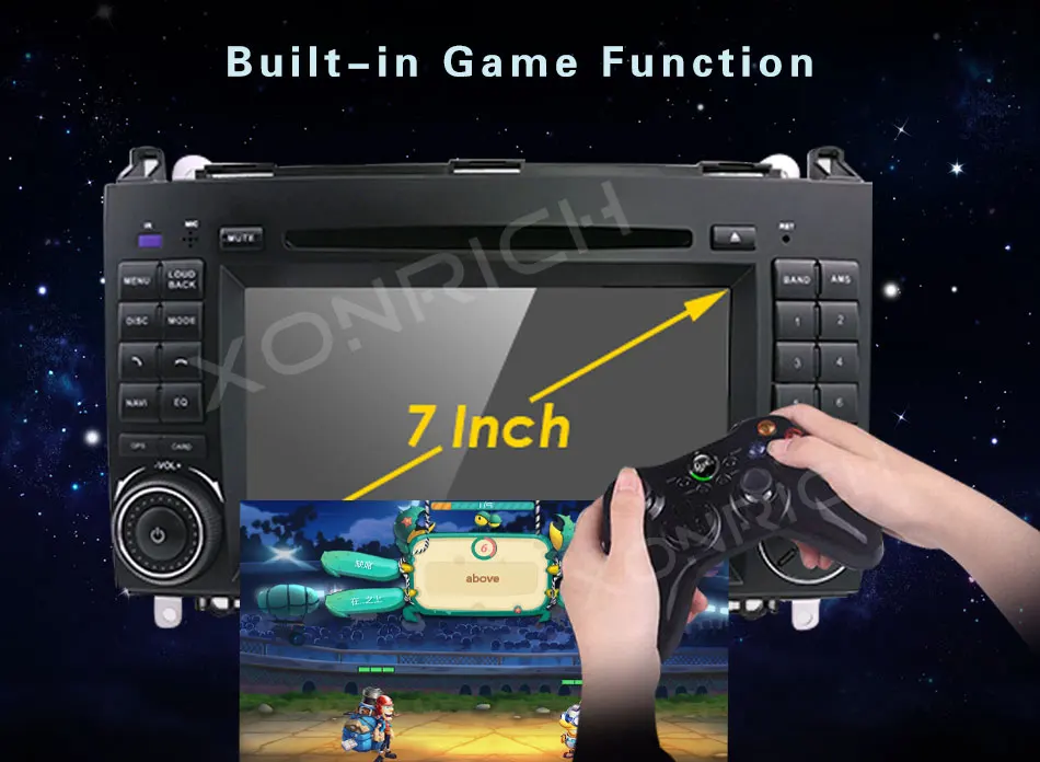 Excellent AutoRadio 2 Din Car Multimedia DVD Player For Mercedes Sprinter Benz B200 Viano Vito W639 W169 W245 W209 GPS Navigation Audio 4G 13