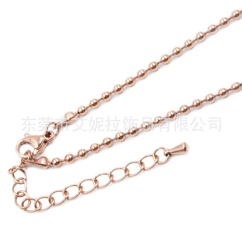  Rose Gold Bead Chain1