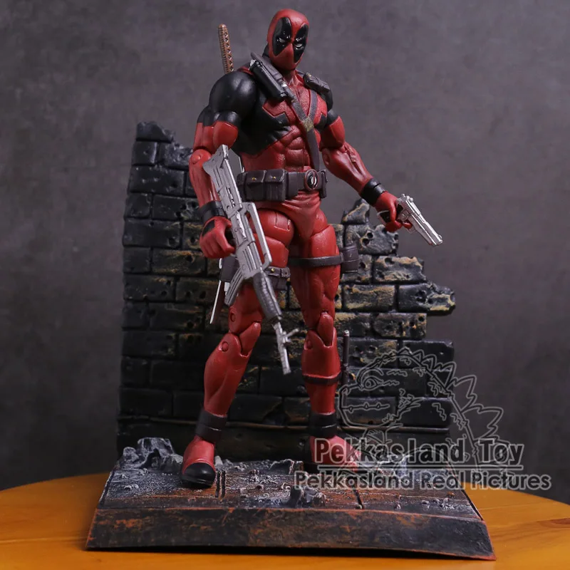 

Deadpool with weapons PVC Action Figure Collectible Model Toy 7" 18cm
