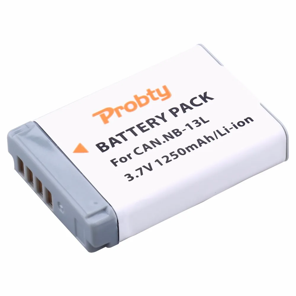 Probty Nb-13L Nb13L Nb 13L Batteria Digitale Per Canon Powershot G5X G7X G9X G7 X Mark Ii G9X Mark Ii Sx620 Hs Sx720 Hs Camera