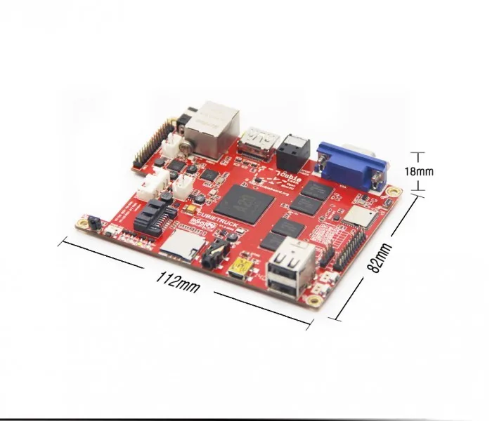 Cubietruck Cubieboard 3 двухъядерный A20 макетная плата 2 ГБ DDR3 8 г NAND Wifi BT мини-ПК с открытым исходным кодом с Ewell