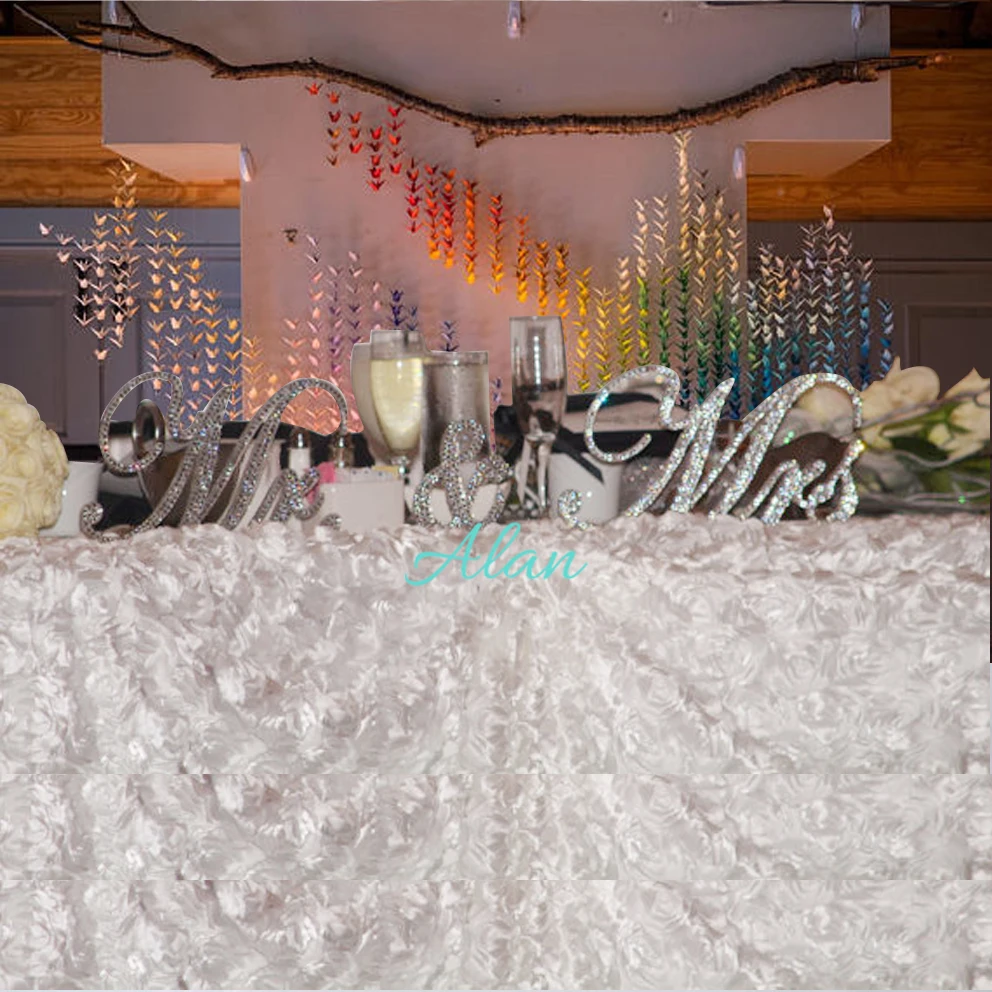 

Mr & Mrs Sign Crystal Rhinestone Sweetheart table Head table Wedding Decoration Wedding gift Love Table number