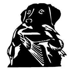 13.6*14.6 см Duck Hunt Лабрадор собака Наклейки для автомобиля творческий виниловая наклейка стайлинга автомобилей Запчасти для тележки