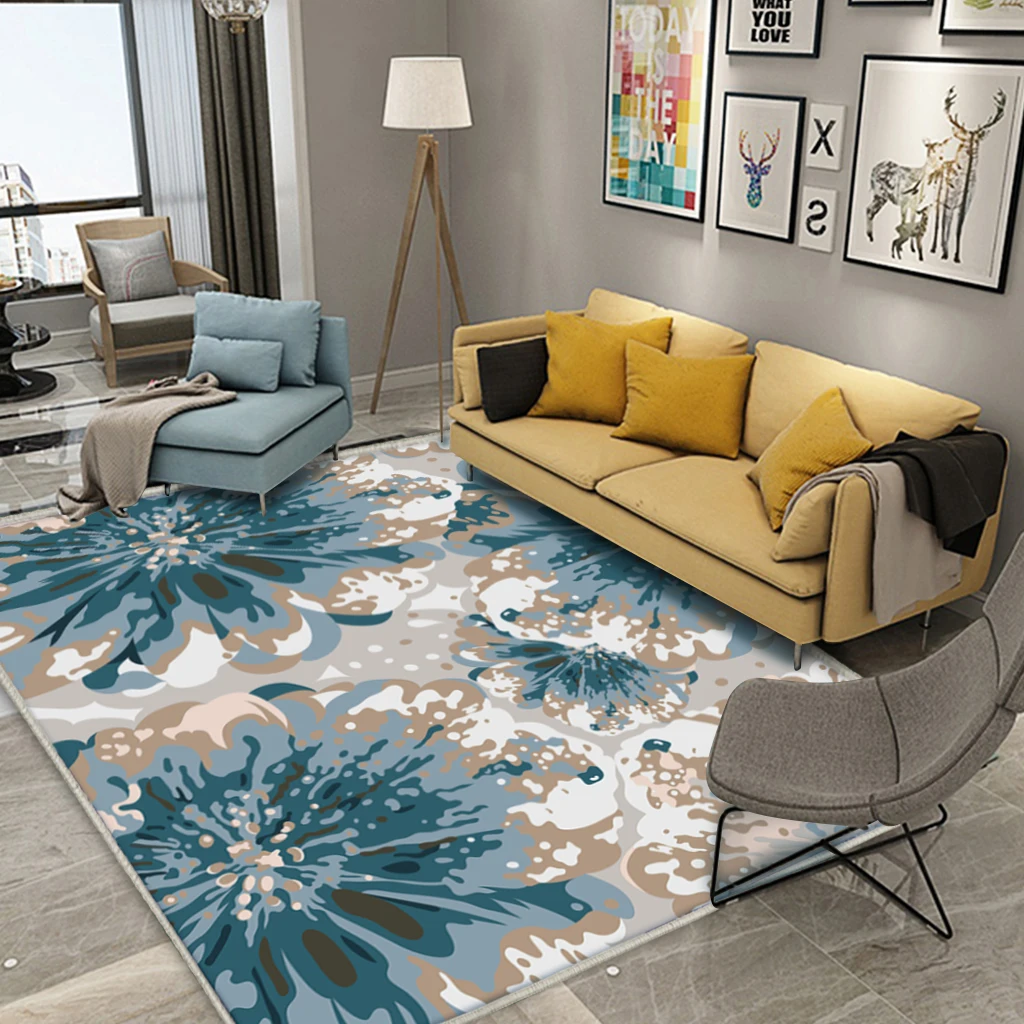 3D печать ковер журнальный столик для гостиной диван спальня ковер прикроватный коврик Прихожая коврик ползающий ребенок коврик