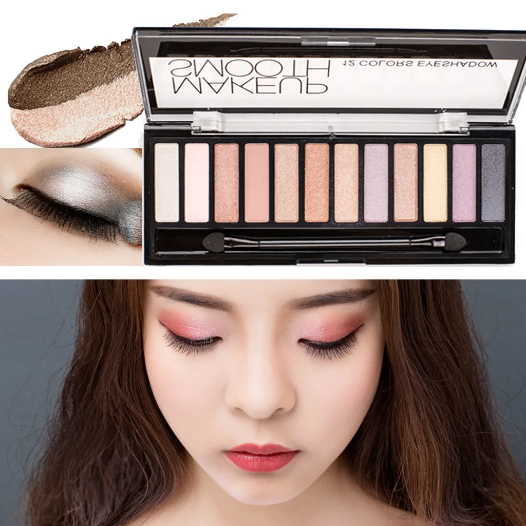 #4 2018 New Fashion 12 Colors Dreamy Matte Pearlescent Polarized Beauty Makeup Beginner Eye Shadow Freeship |