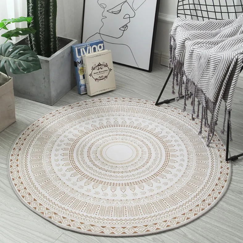 NEW Ins Nordic Round Carpet Computer Chair Floor Mat Kids Play Tent Rug Home Entrance/Hallway Doormat Cloakroom Rugs And Carpets NEW Ins Nordic Round Carpet Computer Chair Floor Mat Kids Play Tent Rug Home Entrance/Hallway Doormat Cloakroom Rugs And Carpets