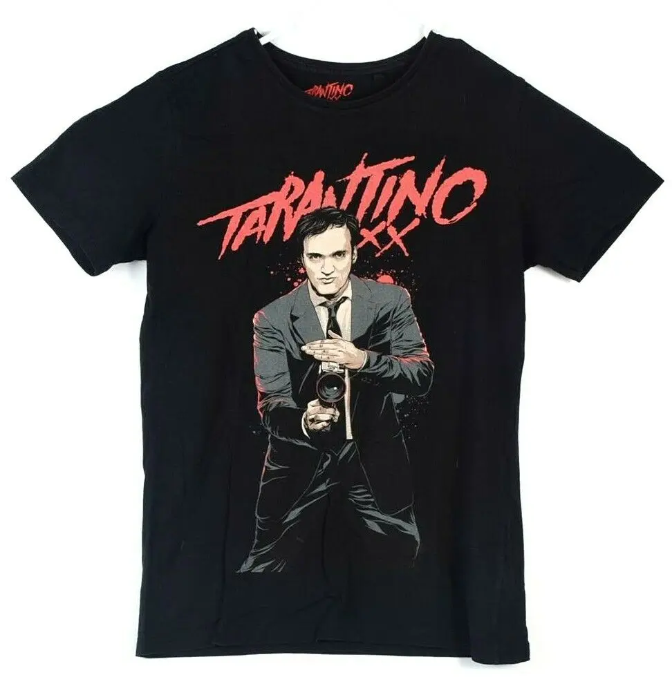 

Quentine Tarantino XX T Shirt Mens Small Kill Bill Pulp Fiction Actor RARE Top 100% Cotton Short Sleeve Summer T-Shirt