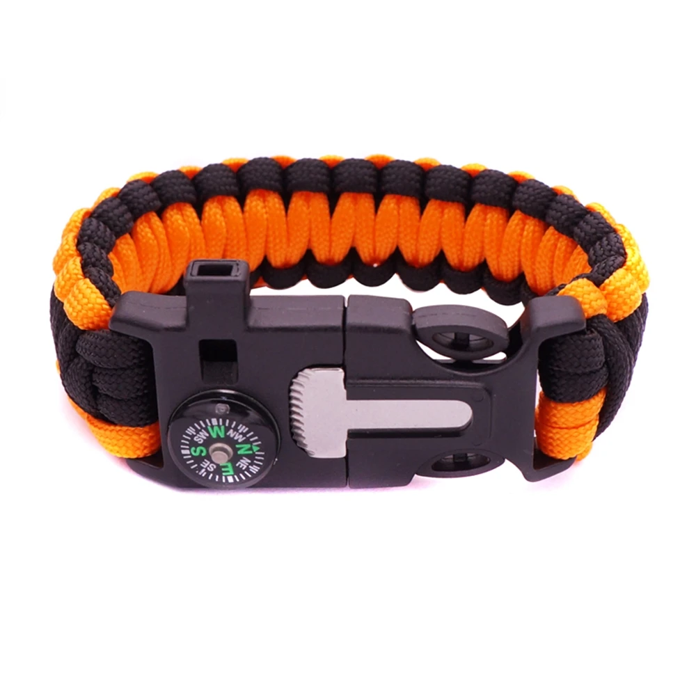 LMIKNI في الهواء الطلق التخييم الرجال سوار Paracord بقاء متعددة الوظائف مزين حبل سوار LMIKNI في الهواء الطلق التخييم الرجال سوار Paracord بقاء متعددة الوظائف مزين حبل سوار