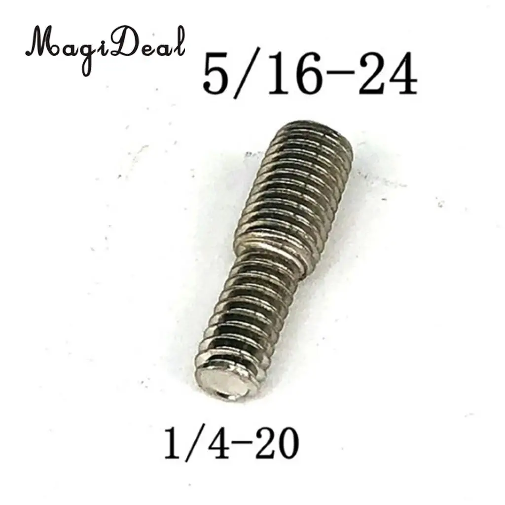 MagiDeal Stainless Steel Archery Bow Screw Stabilizer Balance Bar Hunting Shooting Arrow Accessory 5/16-24 1/4-20
