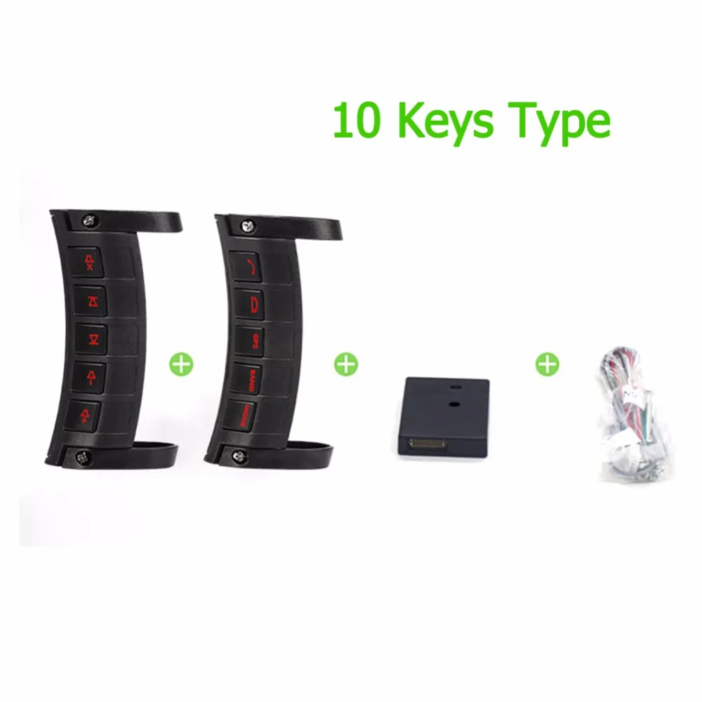 Controlador de volante inalámbrico multifunción Universal botones de navegación de DVD luminosos accesorios para coche