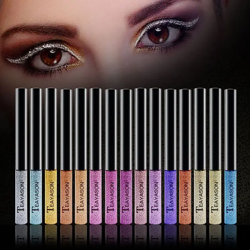 

Eyeliner Illusion Eyeliner Shiny Sequins Magic Color Waterproof Shining Liquid