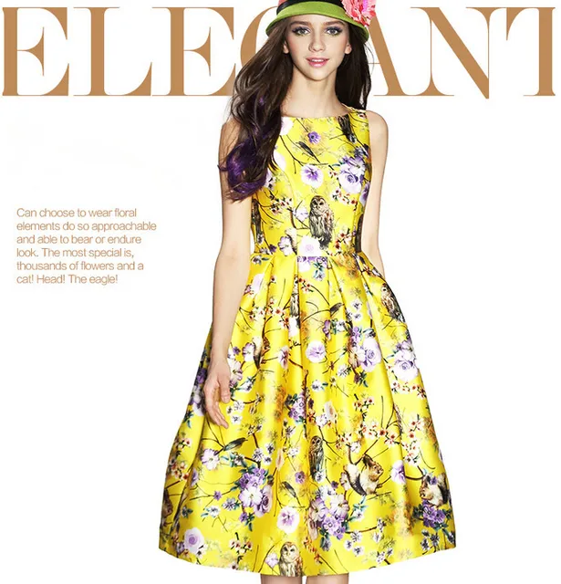 Yellow Flower Dress