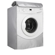 1 шт Водонепроницаемый стиральная машина охватывает молнии защита от пыли Защита Передняя крышка дома твердая Новинка; Лидер продаж