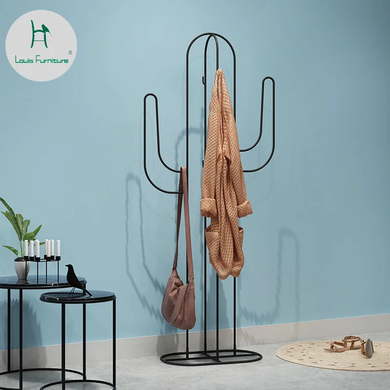 Louis Fashion Coat Racks Creative North European Cactus Minimalist