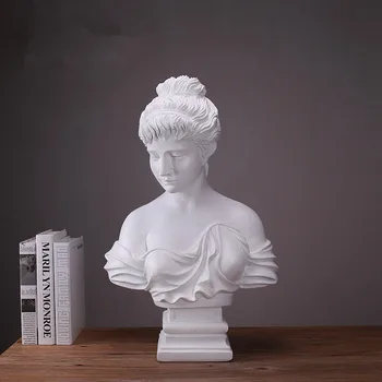 

Venus Bust Statue Aphrodite Roman Mythology Resin Craftwork Office Hotel Living Room Decoration Gift 63CM L2189