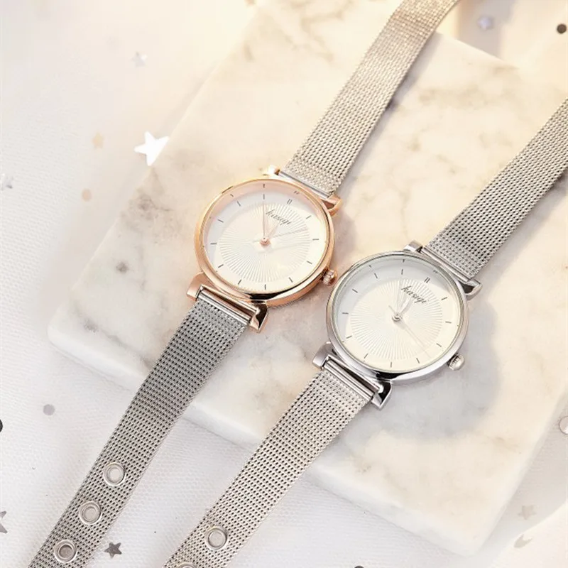 Серебряные женские часы из нержавеющей стали женские часы браслет бренд vansvar элегантный циферблат кварцевые наручные часы подарок reloj mujer