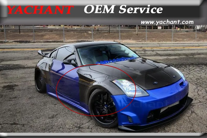 Car Styling Auto Accessories Carbon Fiber Bodykit Front Fender Flares
