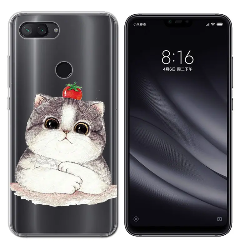 Cute Animal Fundas for Xiaomi Mi8 lite Silocone Case Xiaomi Mi 8 A2 A2 Lite for Soft TPU for Xiaomi Redmi 4X 6A Note5 Note6 Pro (3)