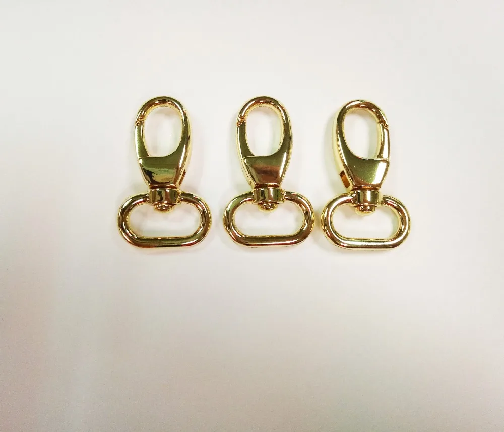 

Gold trigger snap, bag hardware accessories, handbag hook swivel clasp Dog clip Hook Metal Clip Buckle, Swivel clasp