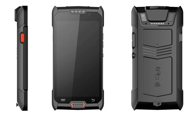 Tela de Toque Scanner de Dados Leitor de Código de Barras sem Fio Grande Handheld Terminal 1d - 2d Bluetooth Wi-fi Gps Coletor Pda 4g Pos 8 POS Terminal 1D 2D scanner de Dados