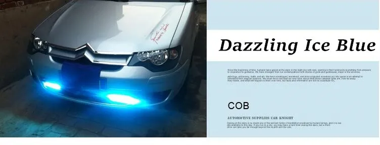 1 шт. 17 см COB светодиодный светильник s DIY DRL Дневной ходовой светильник автомобильный светильник s для универсального автомобиля водонепроницаемый противотуманный автомобильный дневной ходовой светильник s