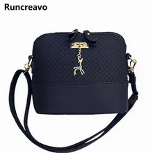 HOT SALE!2017 Women Messenger Bags Fashion Mini Bag With Deer Toy Shell Shape Bag Women Shoulder Bags Handbag bolsa feminina