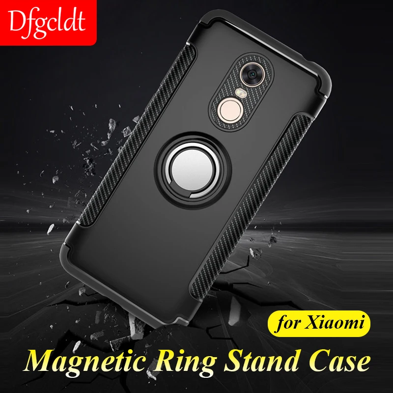 

Magnetic Metal Ring Case for Xiaomi Redmi 5 Plus 6 Pro 6A Phone Case Full Cover for Xiaomi Redmi Note 5 6 Pro Soft Silicone Case