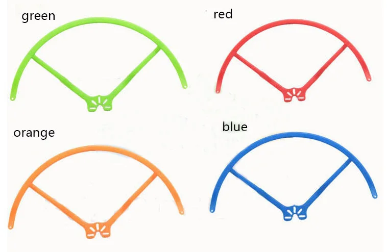 

Good quality Colorful 12 inch ABS Material Universal Propeller Protectors/ Protective Guard for Multicopter (2 pairs)