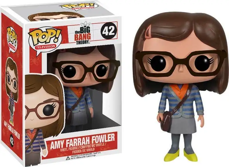 

Exclusive Official Funko pop The Big Bang Theory - Amy Farrah Fowler Vinyl Action Figure Collectible Model Toy with Original Box