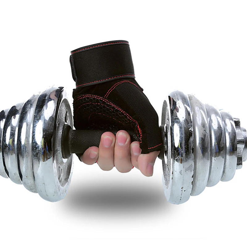 Gym Gloves Heavyweight Sports Exercise Weight Lifting Gloves Body Building Training Sport Fitness Handschoenen Gloves M L XL