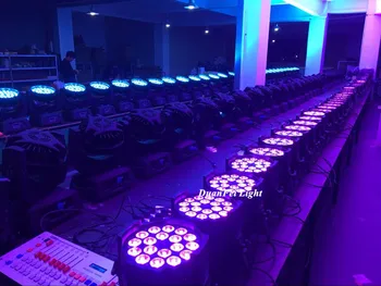 

20pcs/lot chrismas led light Dmx rgbwa uv par led auto sound wall wash 18x18w led par light par 64