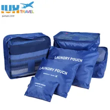 Мужские и женские багажные дорожные сумки Упаковка Кубики Органайзер оптом Bolsa 6 шт./компл. модные дорожные сумки водонепроницаемый полиэстер