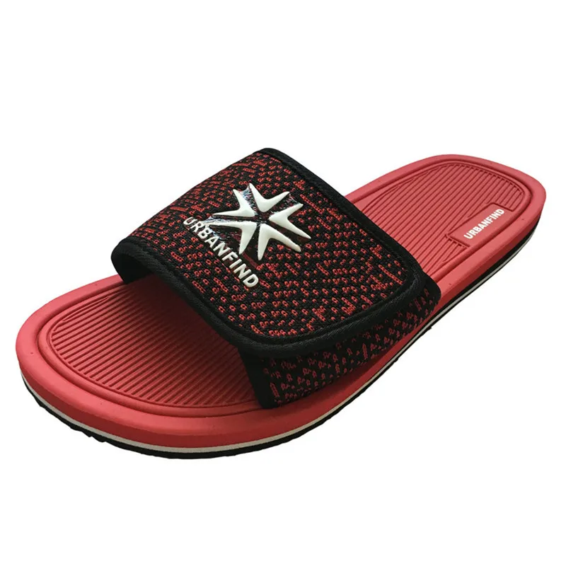 

Design Men Casual Slippers Slides Size 41-46 Indoor Outside Footwear Man Adjustable Summer Shoes