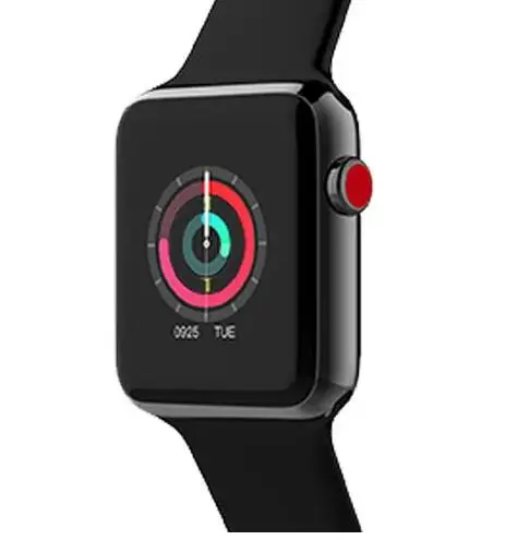 Smart Watch IWO series 4 42mm Bluetooth SmartWatch Stainless Steel Shining Case for iOS Android Heart Rate