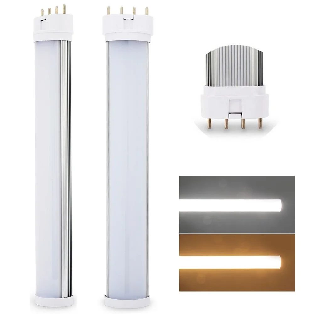 

Best 2G11 LED Light 2G11 Tube LED 12W 15W 18W 25W SMD2835 Diffused Cover AC85--265V Warm/Cool White Ultra Bright LED Bar