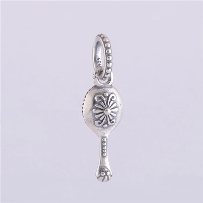 

LW300 925 Sterling Silver Vanity Mirror Dangle Charm Bead Fit Original Pandora Charms Bracelet jewelry