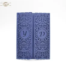 Индивидуальные инициалы лазерной резки слона пригласительные карты для свадьбы