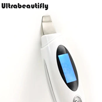 

Galvanic Ion Ultrasonic EMS Skin Scrubber Spatula Exfoliator Face Pores Cleansing Blemish Acne Remover Skin Whitening Machine