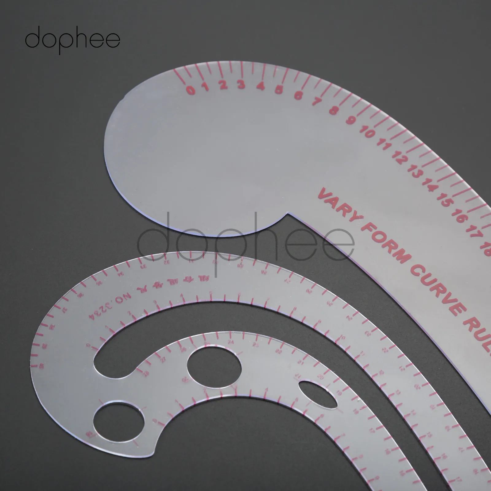 Dophee 8 шт./компл. многостильная линейка для пришивания заплаток французская кривая Метрическая линейка измерения для DIY портного шитье пошив платья