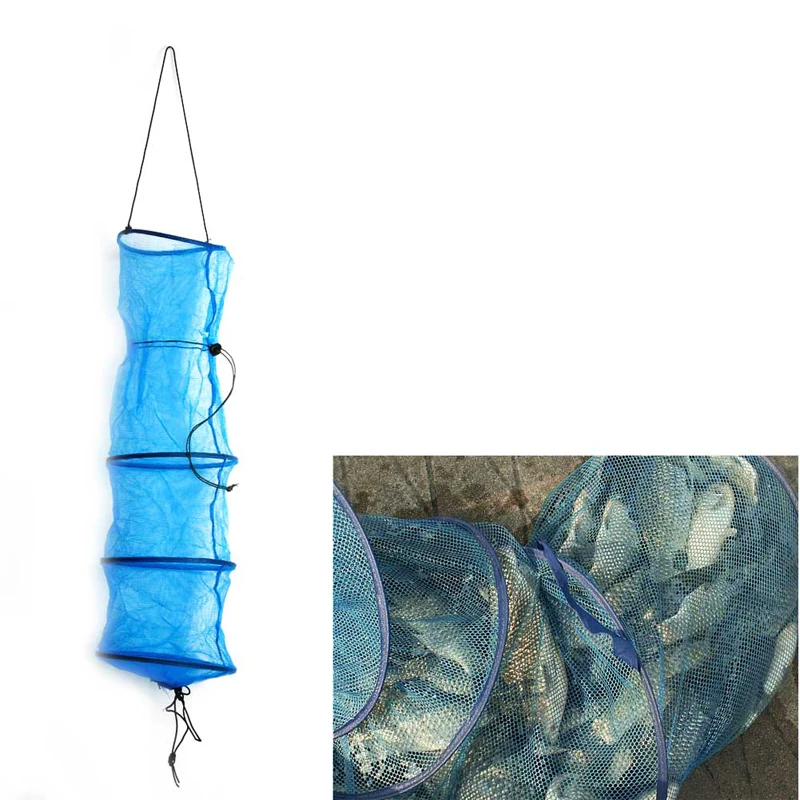 Mini Fishing Basket Collapsible Colorful lightweight Portable Crab