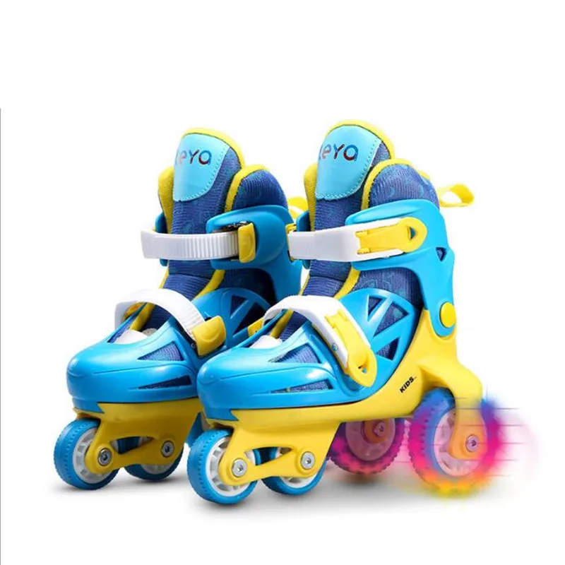 Roller skate shoes for kids Flash children's roller skates Adjustable size Men and women skates