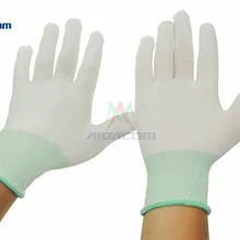 AIDACOM 12 пар 13 калибр нейлон чистая комната перчатки электронные рабочие защитные перчатки