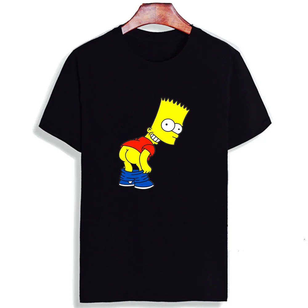 Модная футболка с коротким рукавом, Симпсон, забавная жизнь, ТВ-шоу, хлопок, топы, футболки, повседневная футболка с круглым вырезом, унисекс, футболка