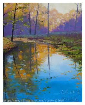 

Impression landscape Oil painting on canvas hight Quality 30