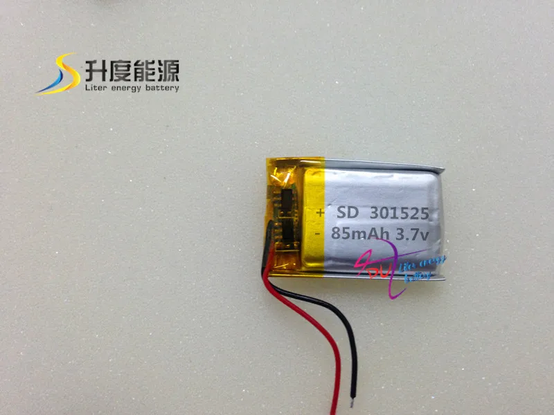 301525 3.7v 80mAh li-ion rechargeable ul listed battery prices | Электроника