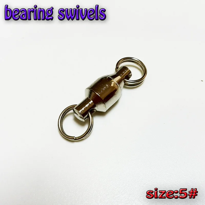 

2023 new fishing rolling swivels barrel high carbon stell 50pcs/lot