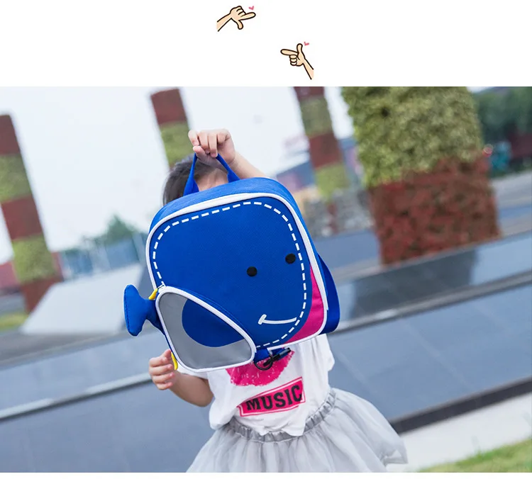 Милый 3D мультфильм сумка для малышей анти-потеря поводок жгут ремень ходячие крылья детская коробка для завтраков Детский сад Школьный рюкзак