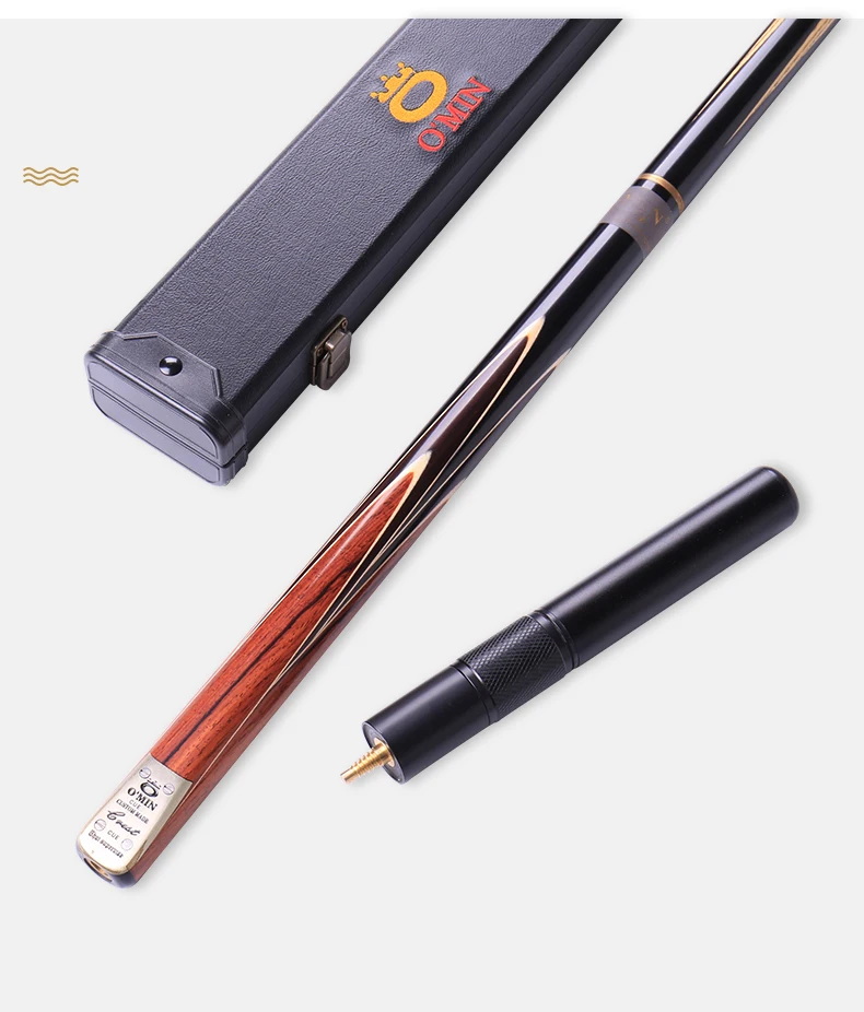 omin奥秘台球杆唯我独尊黑8球杆手工小头斯诺克通杆分体黑八套装-tmall_com天猫_11