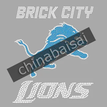 

Blue Lions Rhinestone Transfer Motif Designs