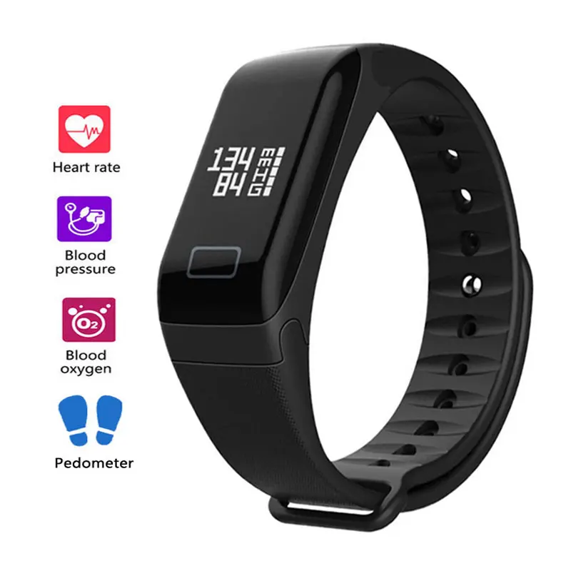 

Tonometer Blood Pressure Pulse Monitor Oximeter Pedometer Heart Rate Monitors Wrist Digital Tensiometers Smart Wristband watch